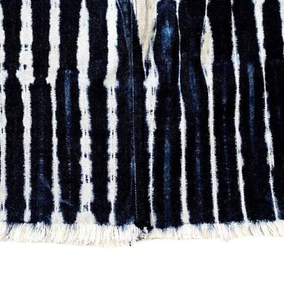 NWT Good American Shibori Denim Miniskirt, Size 4 - Picture 10 of 14